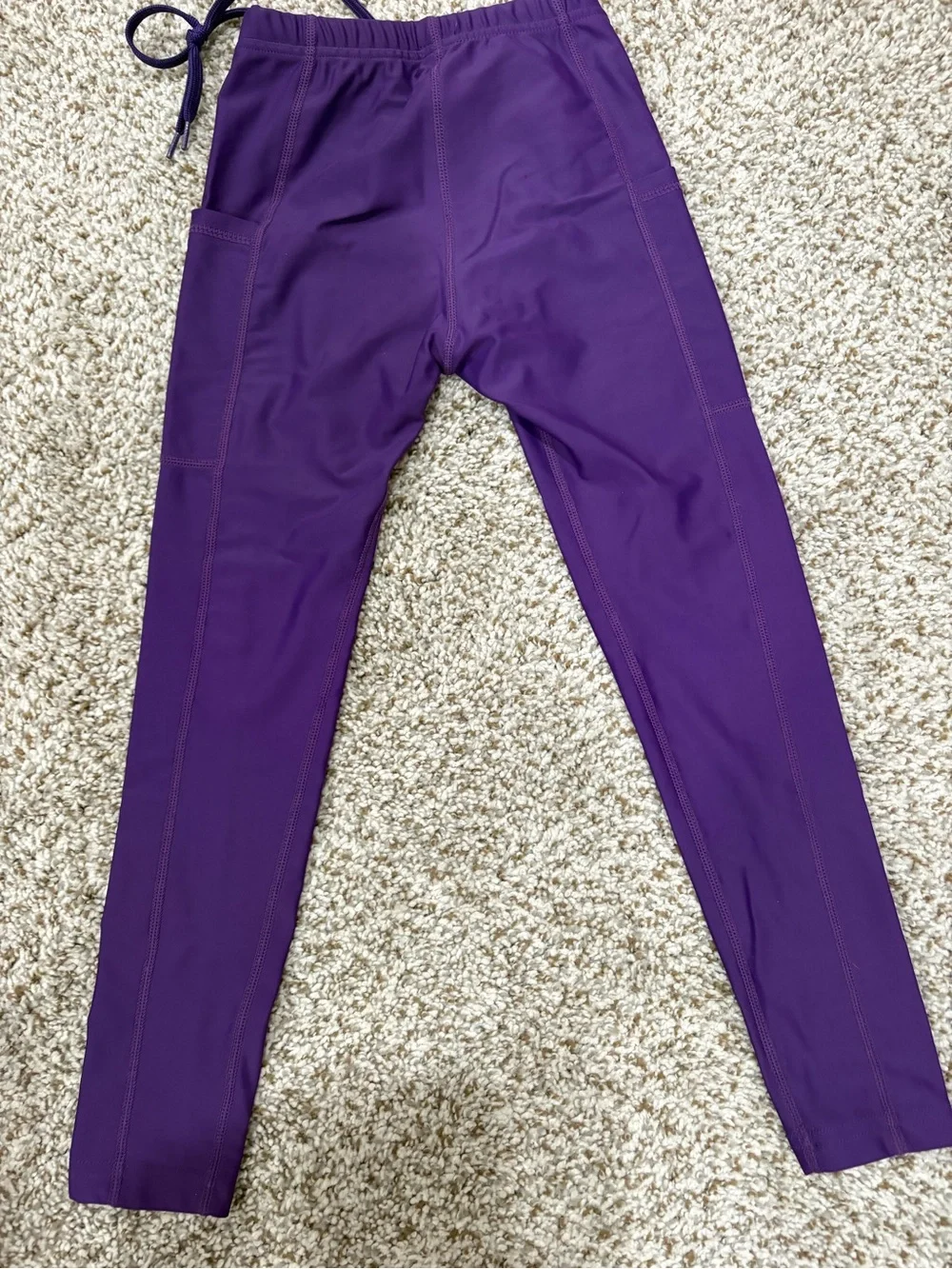 4T Swim Rashguard Pants in Purple 50 proof